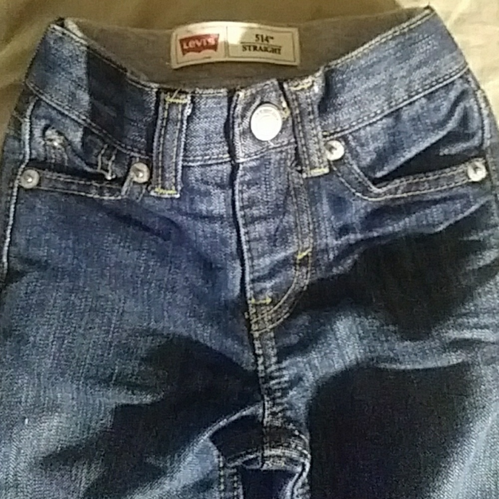 Dark blue jeans